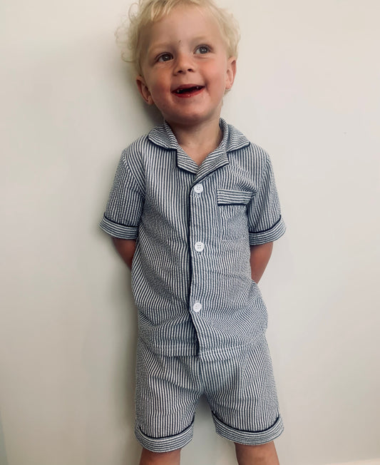 Unisex Children’s PJs - Dark stripe