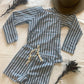 Boys 2 piece togs - White & Blue
